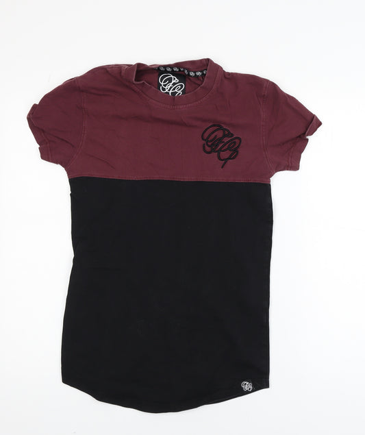 SikSilk Men's Multicoloured Slim Fit Cotton Polo Shirt Size S