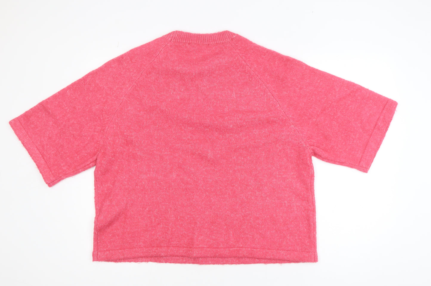 Peppercorn Women’s Pink Short Sleeve Knit Jumper XL