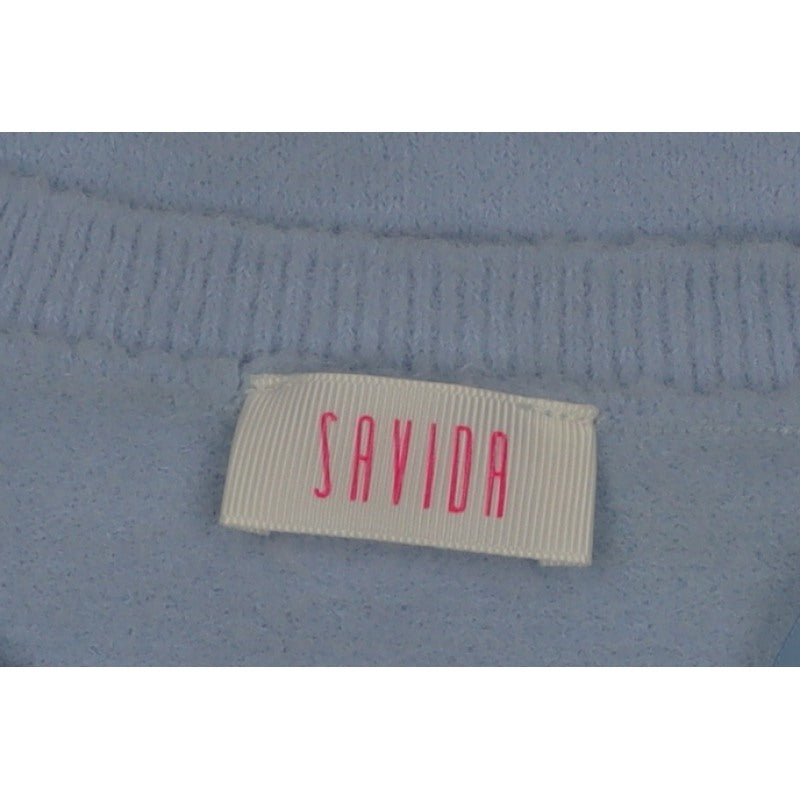 Additional view of Savida Women Blue 2XL Crew Neck Long Sleeve jumper