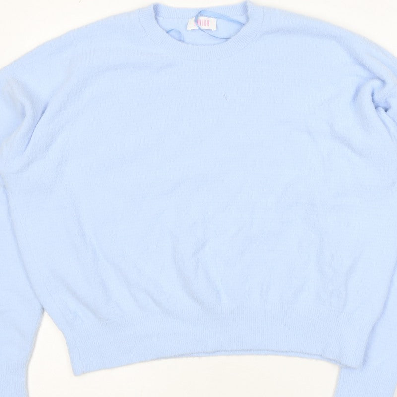 Additional view of Savida Women Blue 2XL Crew Neck Long Sleeve jumper