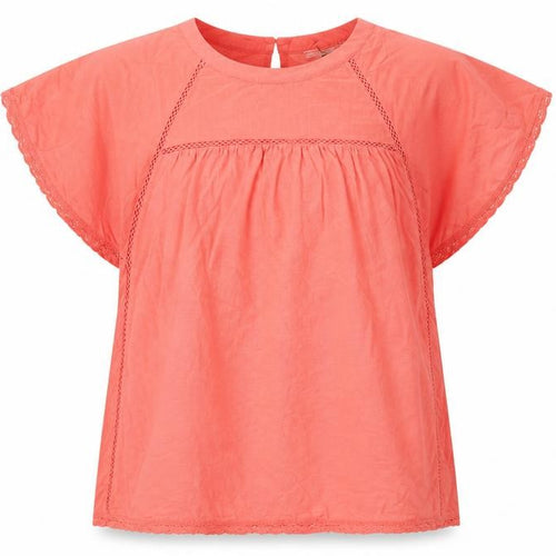 Marks and Spencer Per Una Women’s Orange Cotton Tunic Blouse Size 10