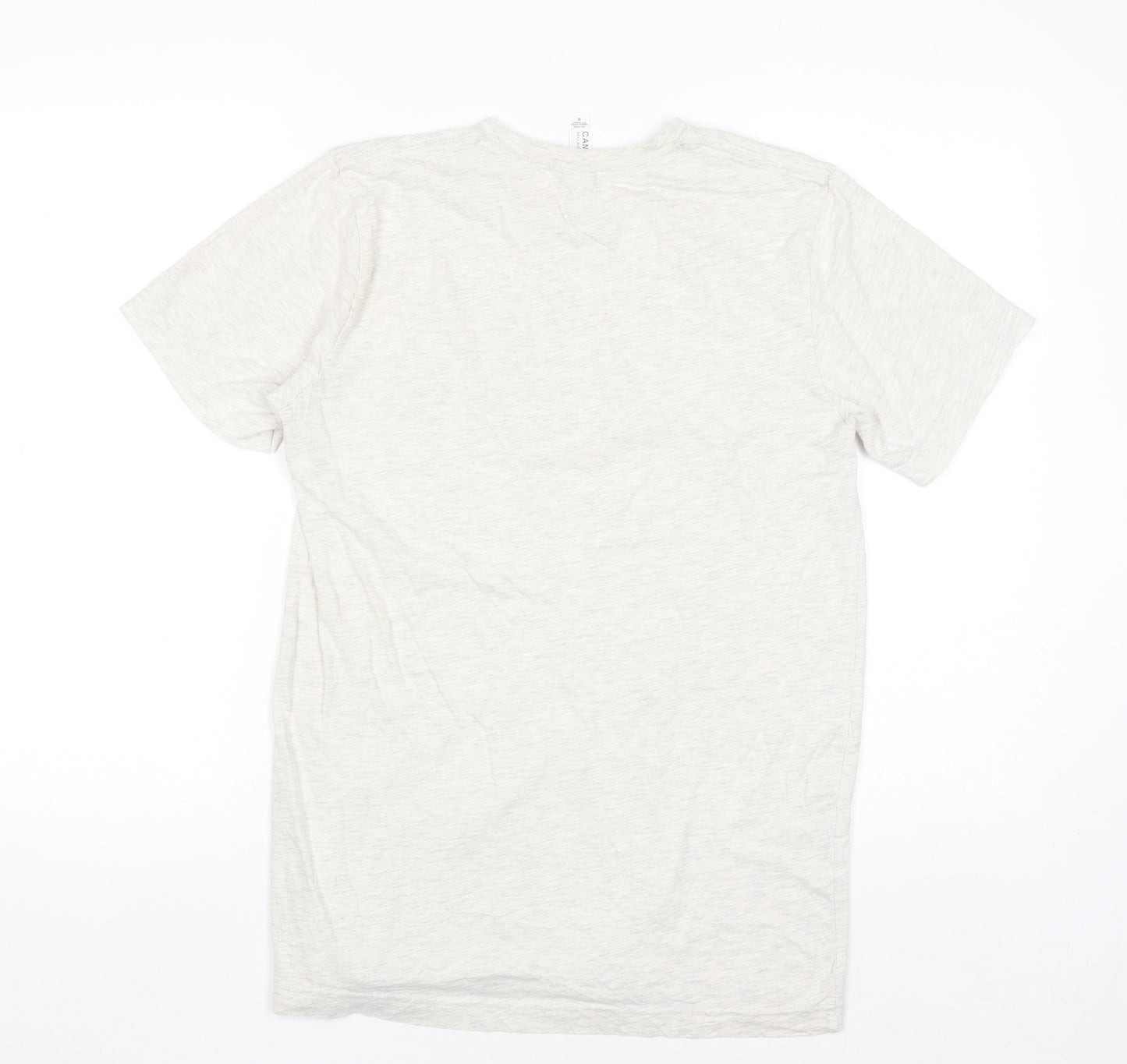 Bella+Canvas Men's Beige Fall Line Lager Graphic T-Shirt Medium