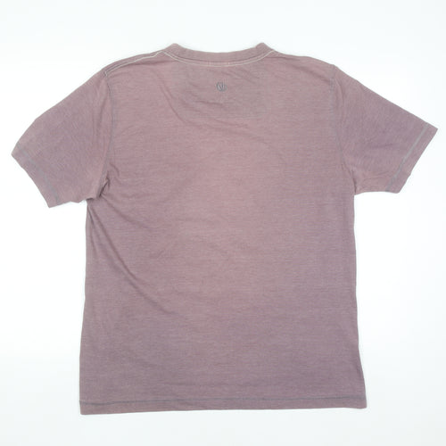 Fat Face Men's Purple Explorer Slim Fit Graphic T-Shirt Size L