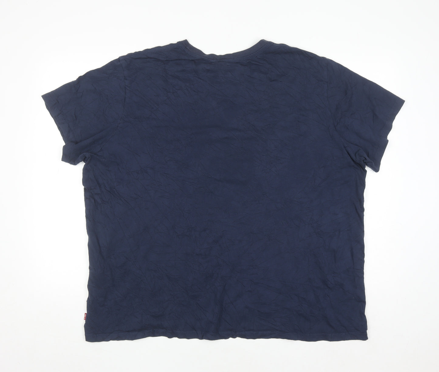Levi's Men's Blue 2XL Crew Neck Graphic Logo T-Shirt