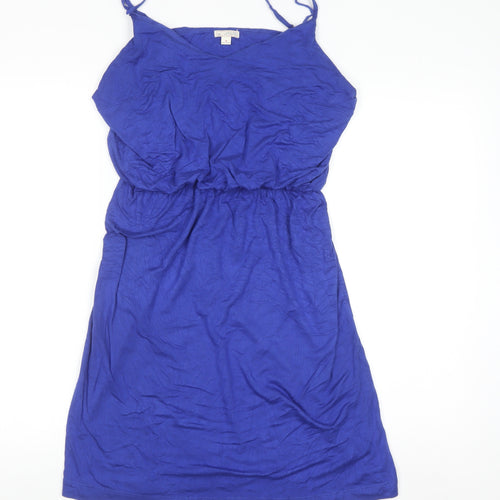 Gap Women’s Blue Knee Length Jersey Slip Dress Size M