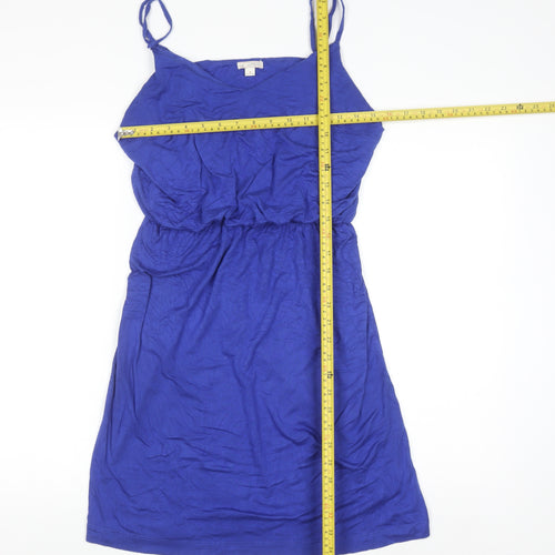Gap Women’s Blue Knee Length Jersey Slip Dress Size M