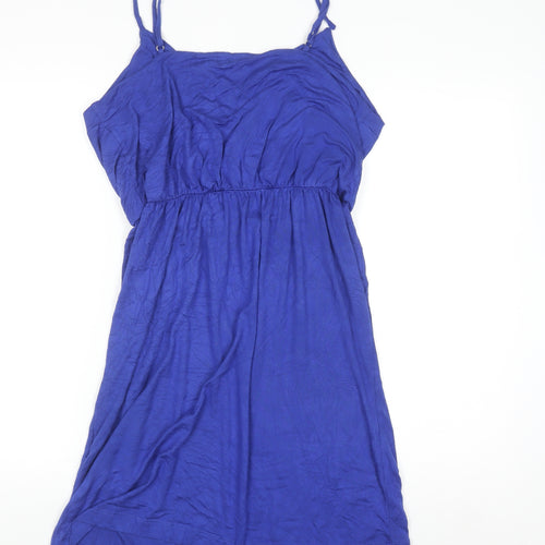 Gap Women’s Blue Knee Length Jersey Slip Dress Size M