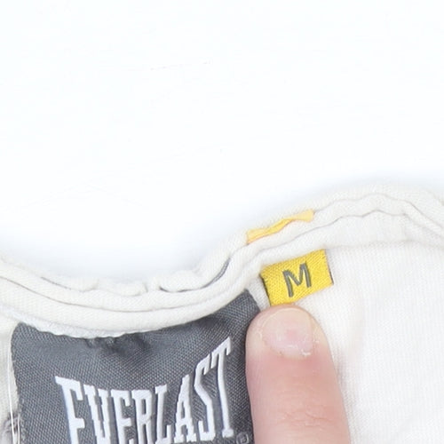 Everlast Men’s Beige Graphic Sports Vest Sleeveless Top M