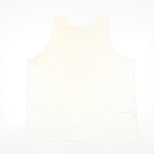 Walt Disney World Men’s Ivory 2XL Sleeveless 100 Years of Magic Top