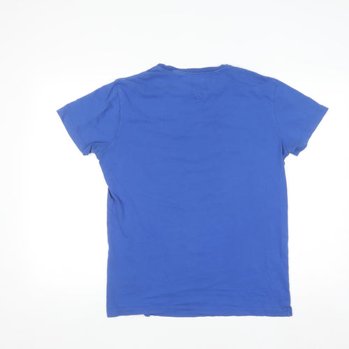 Tommy Hilfiger Denim Men's Blue Crew Neck Short Sleeve T-Shirt M