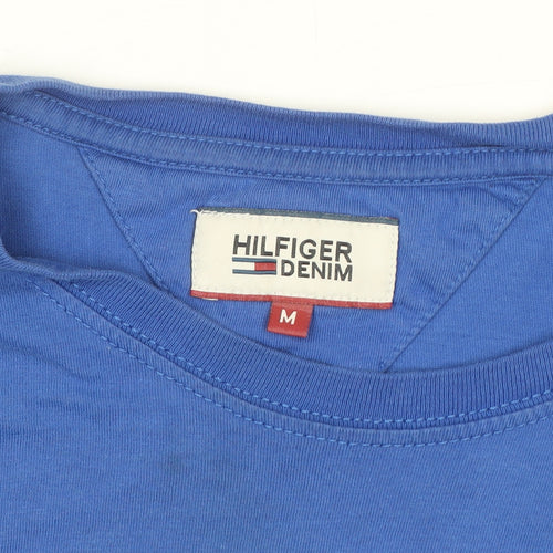 Tommy Hilfiger Denim Men's Blue Crew Neck Short Sleeve T-Shirt M