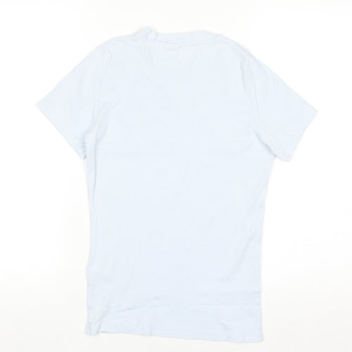 Levi's Women's Blue Basic Crew Neck Cotton T-Shirt Size M