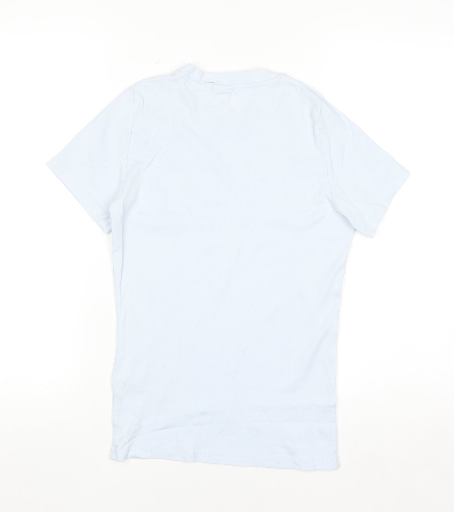 Levi's Women's Blue Basic Crew Neck Cotton T-Shirt Size M