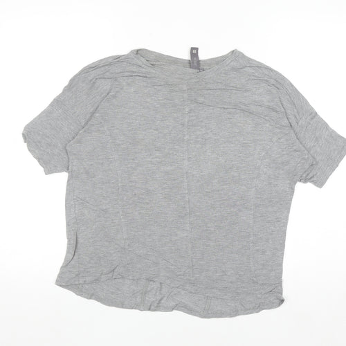 Sweaty Betty Womens Grey Short Sleeve Relaxed Fit Jersey T-Shirt M