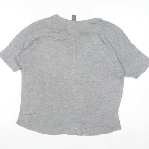 Sweaty Betty Womens Grey Short Sleeve Relaxed Fit Jersey T-Shirt M