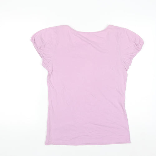 Calvin Klein Women’s Pink Short Sleeve Scoop Neck T-Shirt Size M