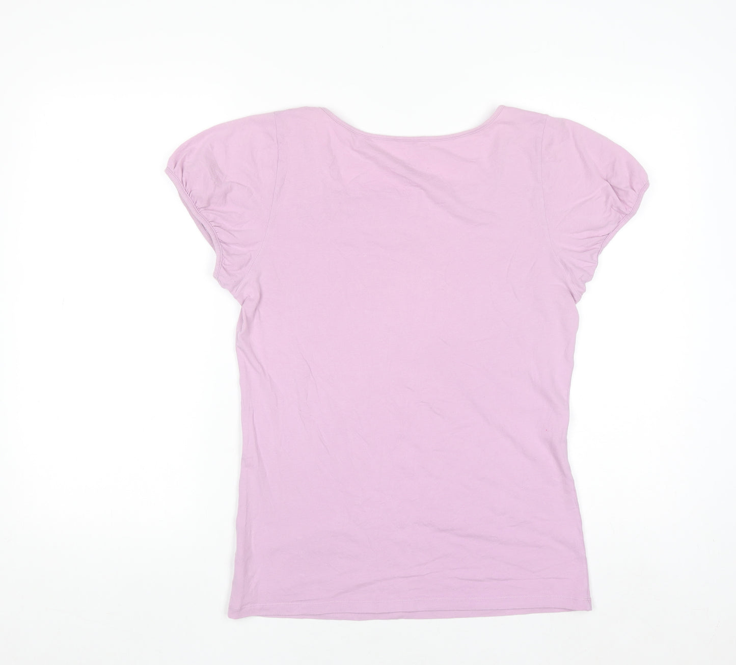 Calvin Klein Women’s Pink Short Sleeve Scoop Neck T-Shirt Size M