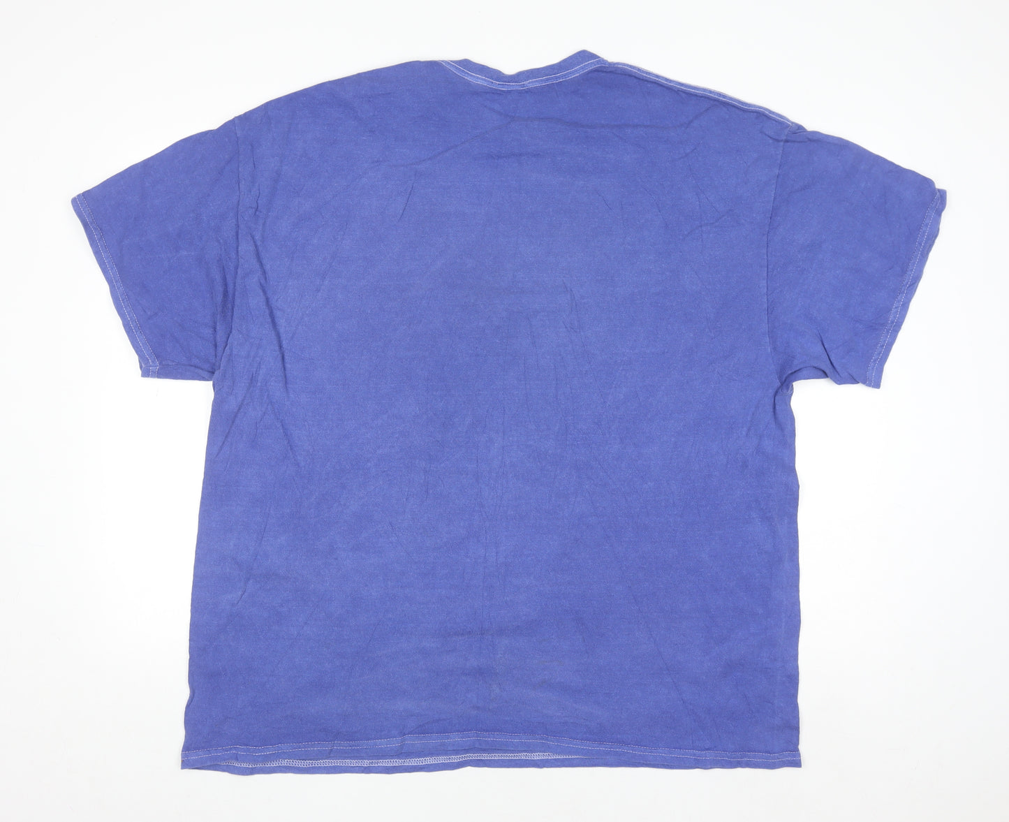 Urban Outfitters Men's Blue 'Feeling Tipsy' Graphic Cotton T-Shirt Size L