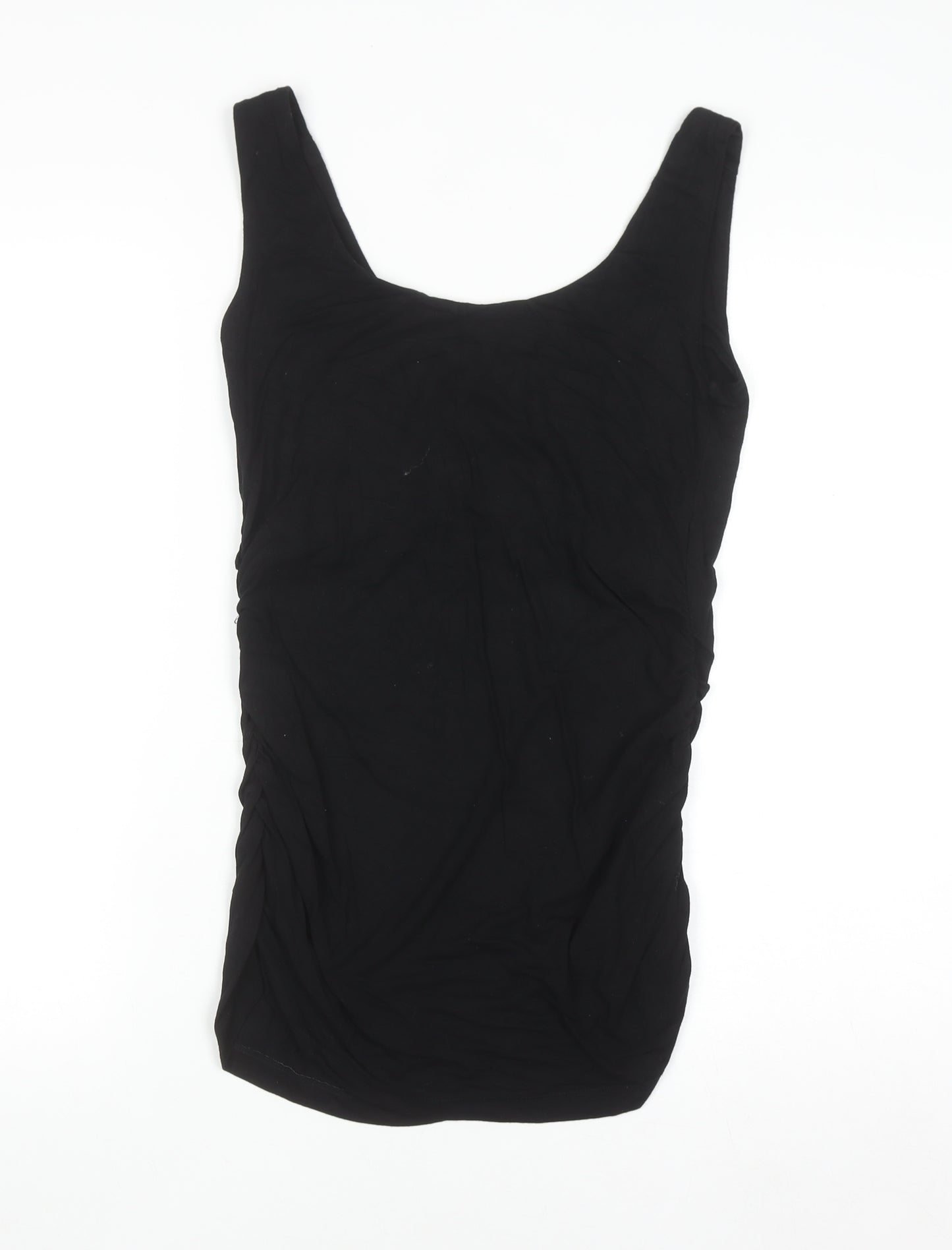 Isabella Oliver Women Black Maternity Tank Top Size 2 Slim Fit