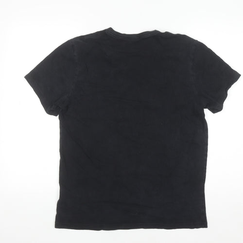 Jack Wills Men's Black Classic Fit Cotton Crew Neck T-Shirt M
