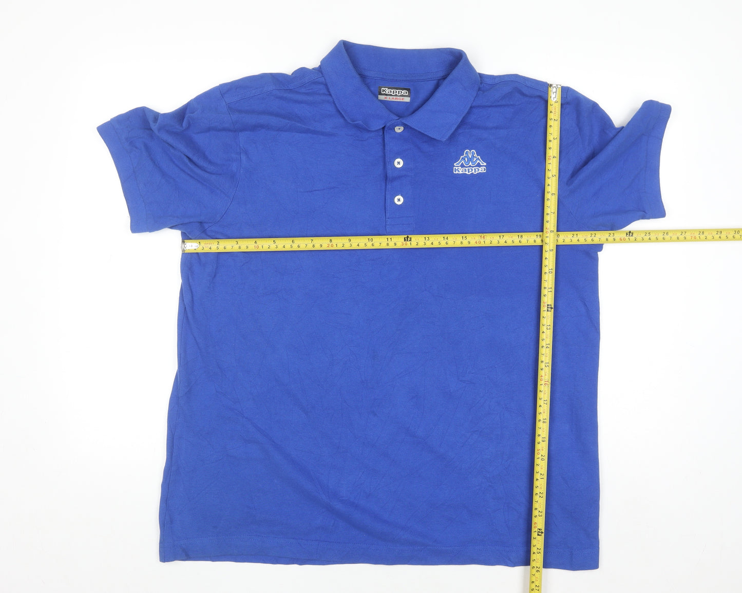 Kappa Men’s Blue Polo Shirt XL Cotton Casual Sportswear