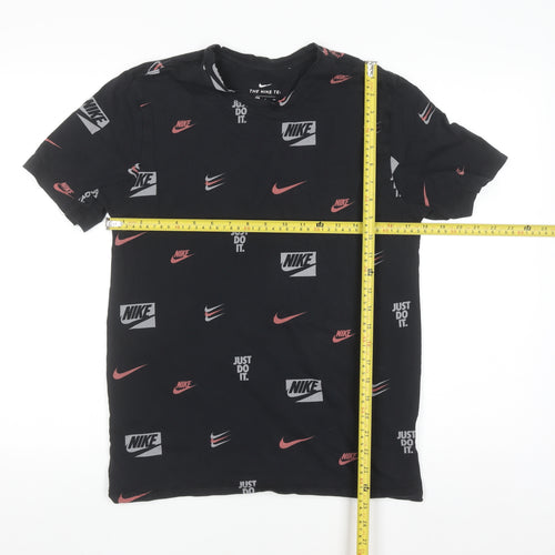 Nike Men's Black Graphic Logo Sports T-Shirt Size S