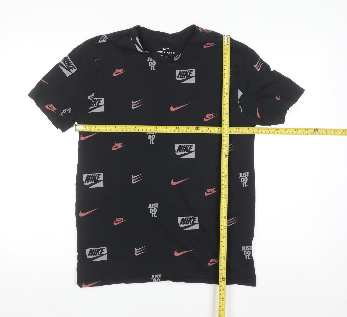 Nike Men's Black Graphic Logo Sports T-Shirt Size S
