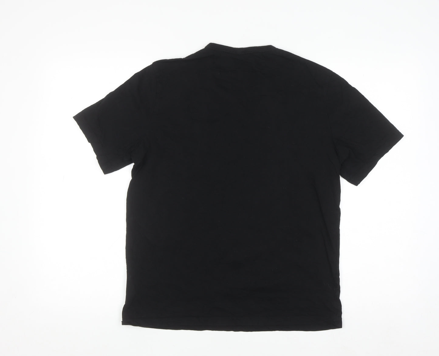 BOSS Men's Black Cotton Crew Neck Short Sleeve T-Shirt M
