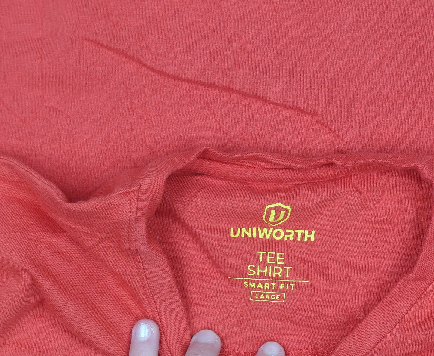 Uniworth Men's Red Cotton Music Graphic T-Shirt - Size L Smart Fit