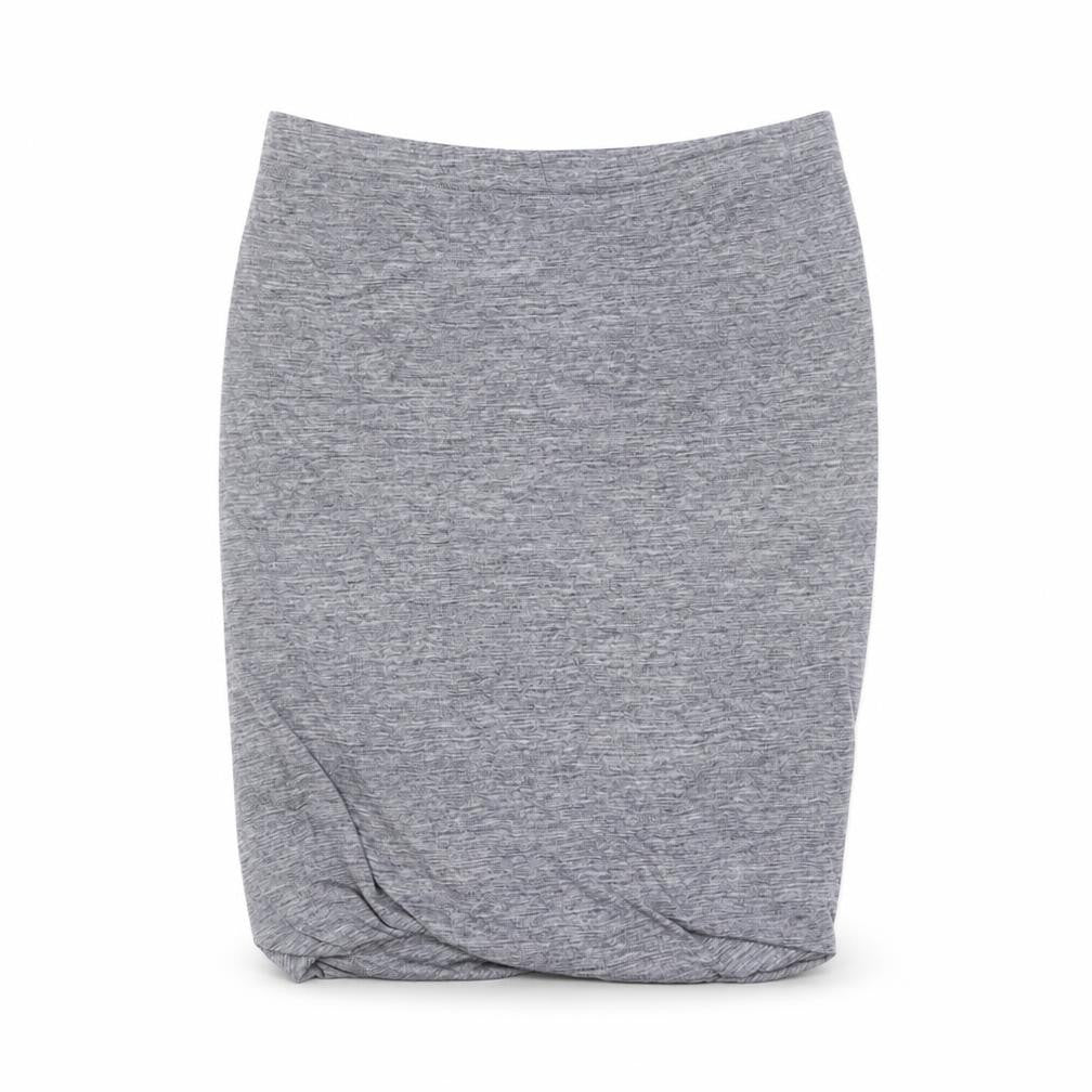 Gap Women's Grey Jersey Pencil Skirt XL Stretch Cotton Blend