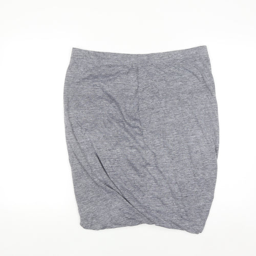 Gap Women's Grey Jersey Pencil Skirt XL Stretch Cotton Blend