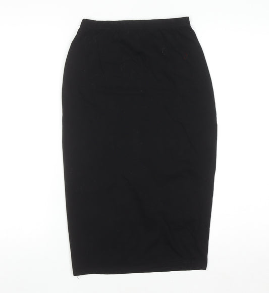 PrettyLittleThing Women’s Black Size 8 Pencil Stretch Skirt