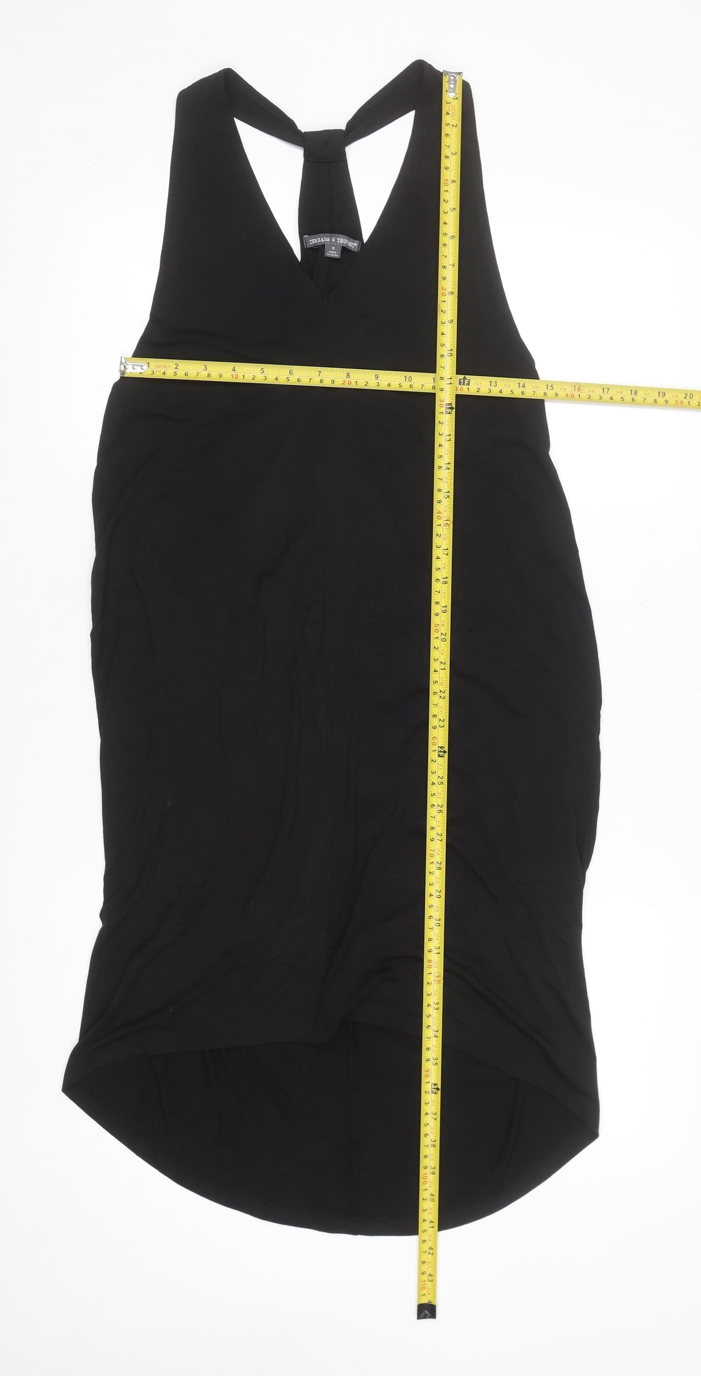 Threads 4 Thought Women's Black S Sleeveless Tank Dress