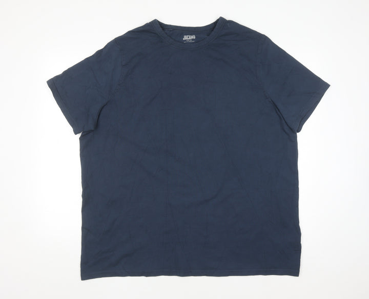 Jacamo Men's Navy 2XL Cotton Crew Neck T-Shirt