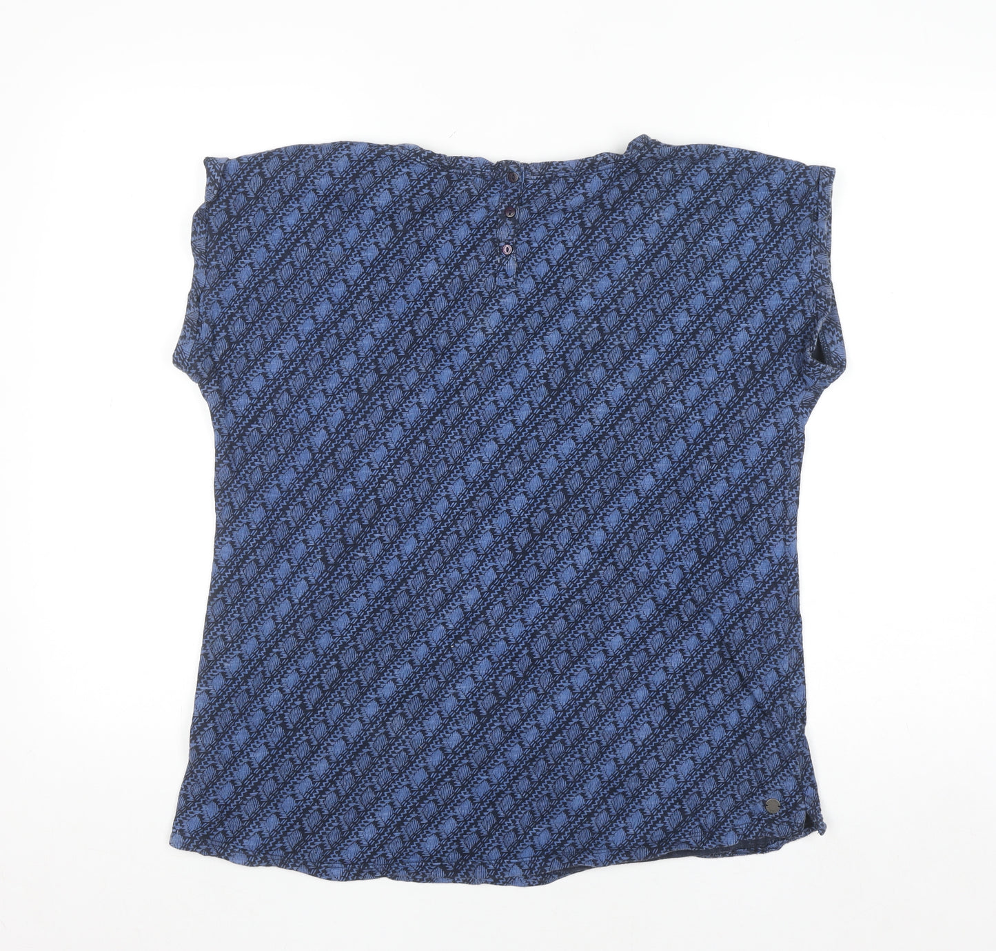 FatFace Women’s Blue Cotton Chambray Tunic Blouse Size 14
