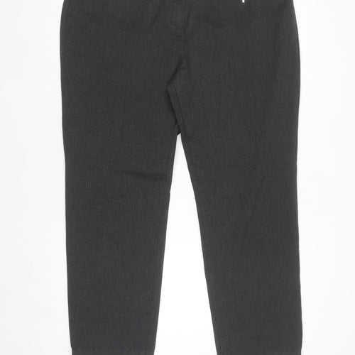 Marks and Spencer Women's Charcoal Slim Trousers Size 18
