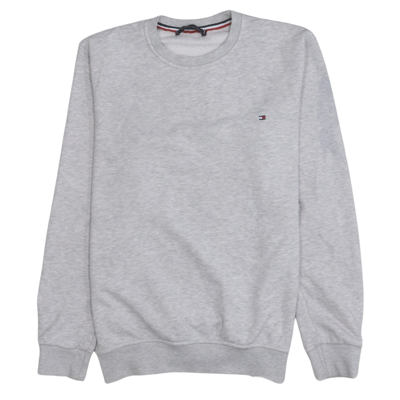 Tommy Hilfiger Men's Grey Crew Neck Sweatshirt Size S Classic Fit