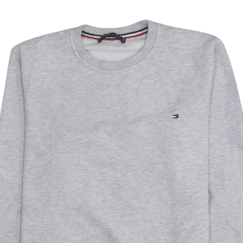Tommy Hilfiger Men's Grey Crew Neck Sweatshirt Size S Classic Fit