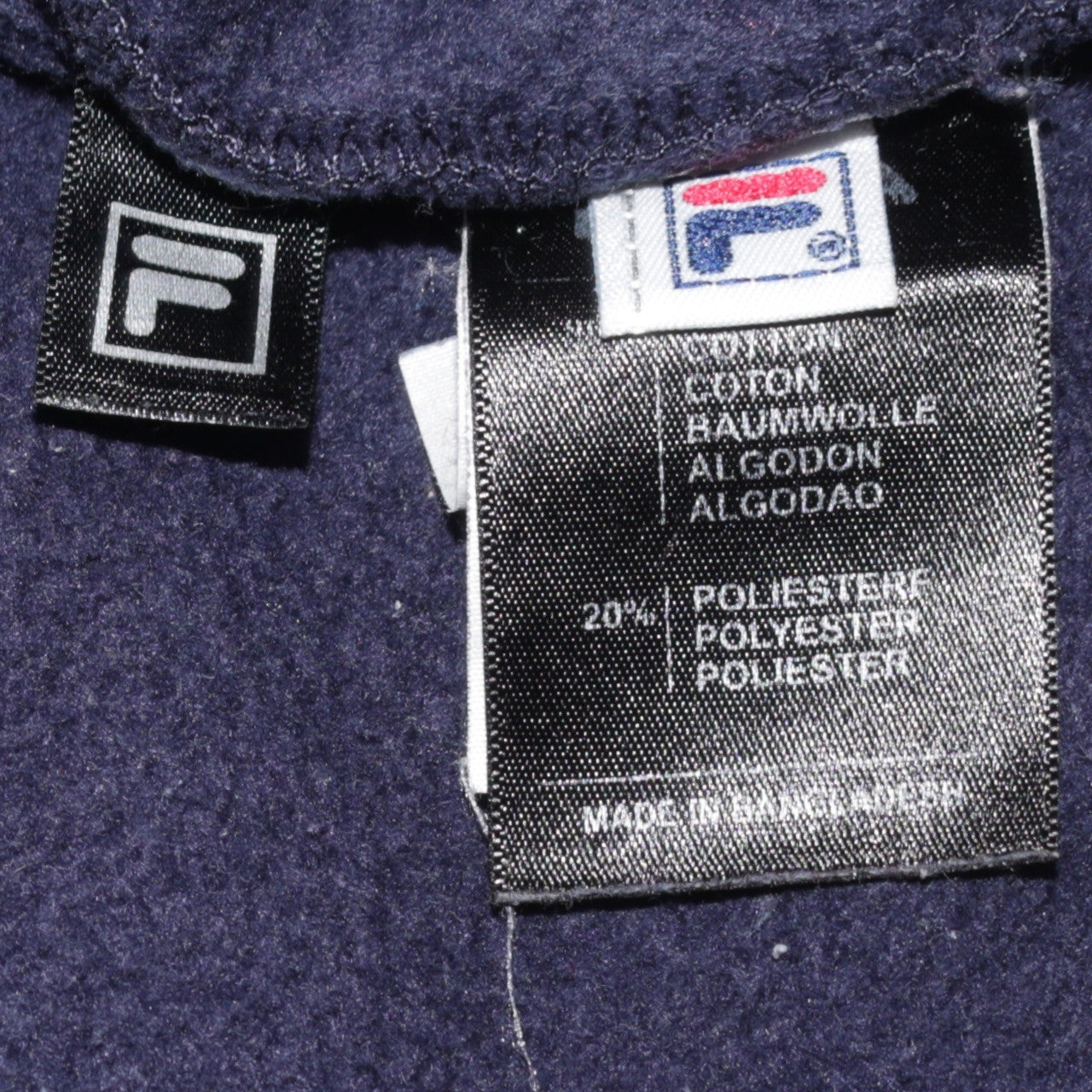 Fila Men's Blue Crew Neck Logo Sweatshirt Size L