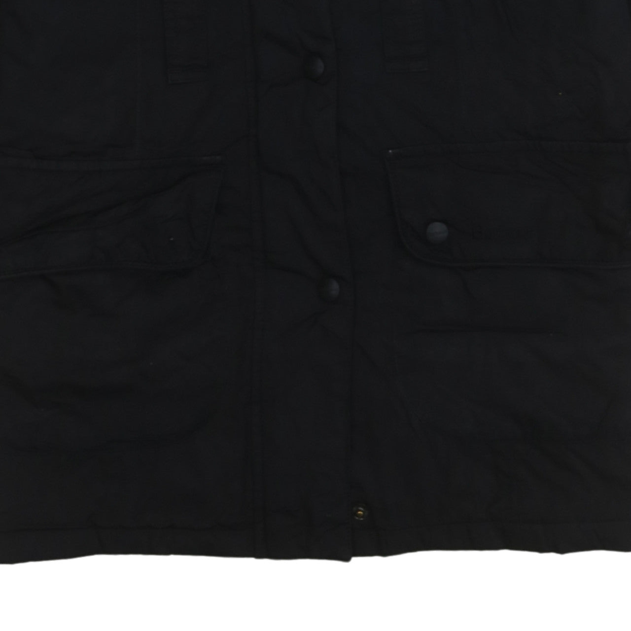 Barbour Women's Black Waterproof Parka Coat Size 10 Long