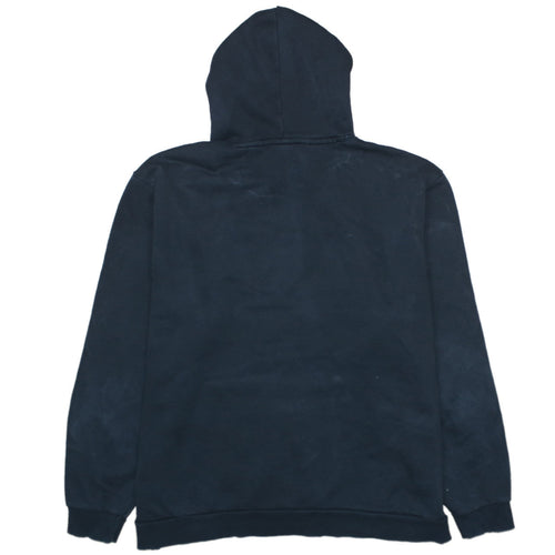 Puma Men's Black 2XL Pullover Hoodie Fleece Logo Sweatshirt
