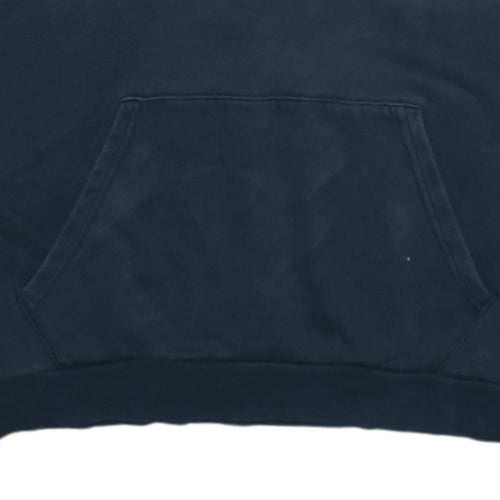 Puma Men's Black 2XL Pullover Hoodie Fleece Logo Sweatshirt