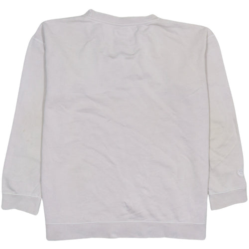 Stussy Womens Beige Size 8 Crew Neck Pullover Sweatshirt