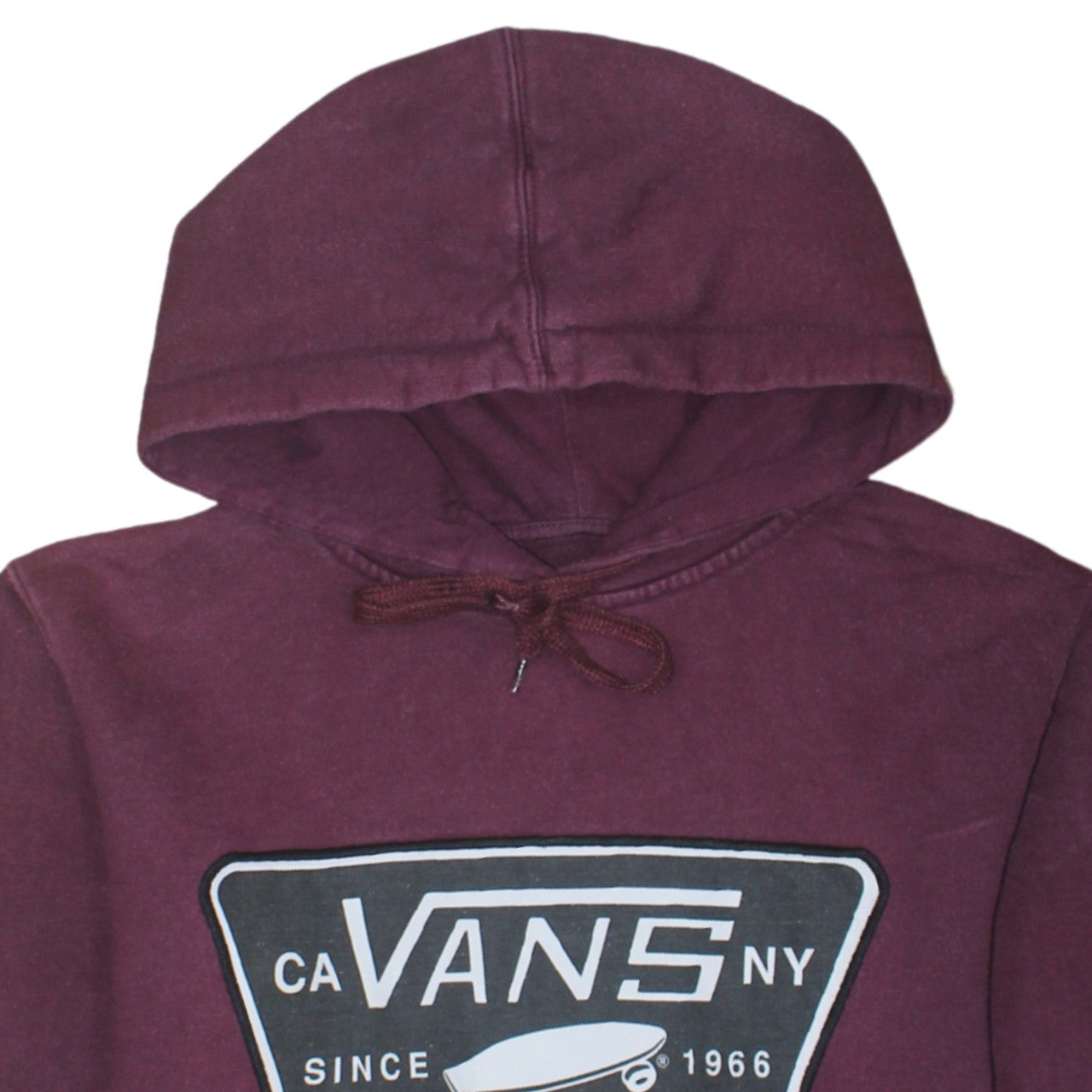 Vans Men's Small Purple Pullover Hoodie with Logo Graphic