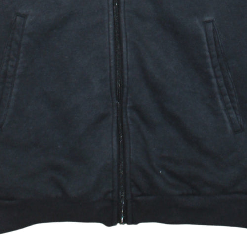 Adidas Women Black XS Full Zip Hoodie Sweatshirt Cotton Blend
