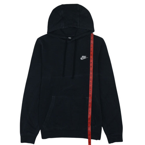 Nike Men's Black Pullover Hoodie Size S Logo Fleece Sweatshirt