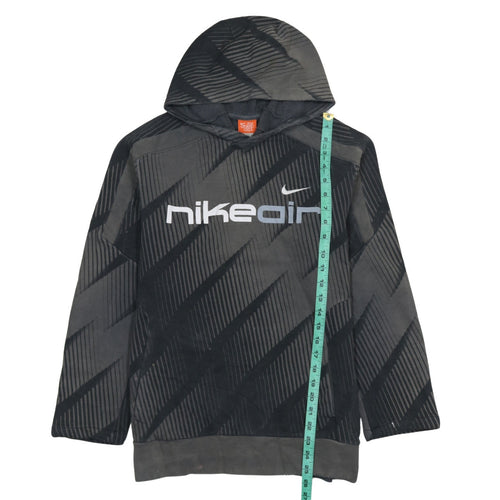 Nike Air Men's Black Pullover Hoodie M Sports Fleece Sweatshirt