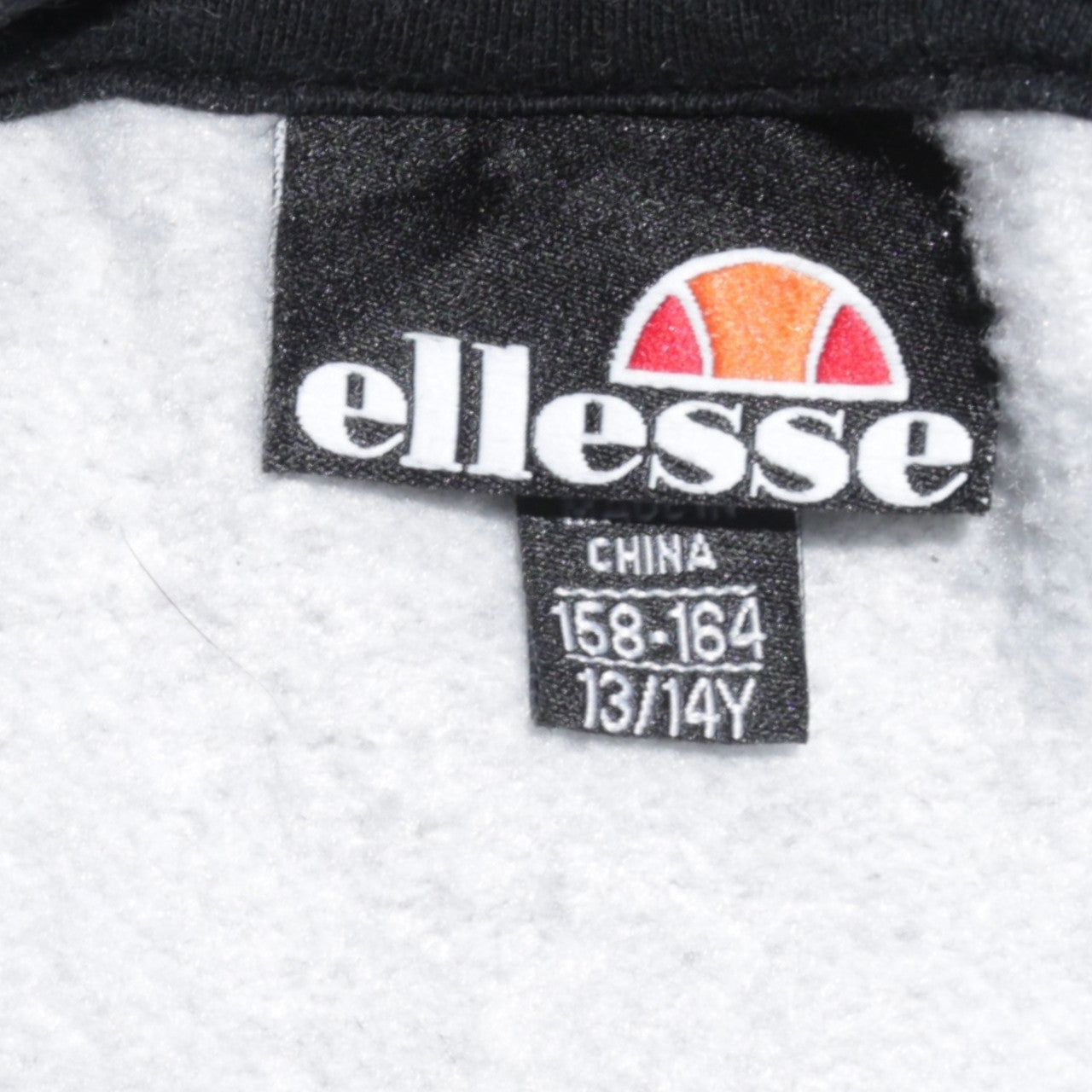 Ellesse Boys Grey & Black Long Sleeve Pullover Hoodie Size 13-14 Years