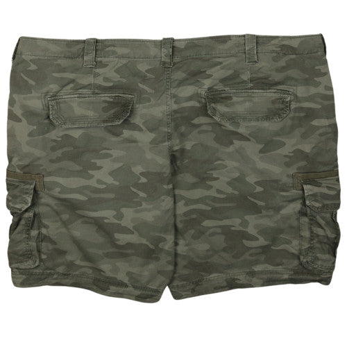 George Men's Green Camouflage Cargo Shorts Size 48 Regular Fit