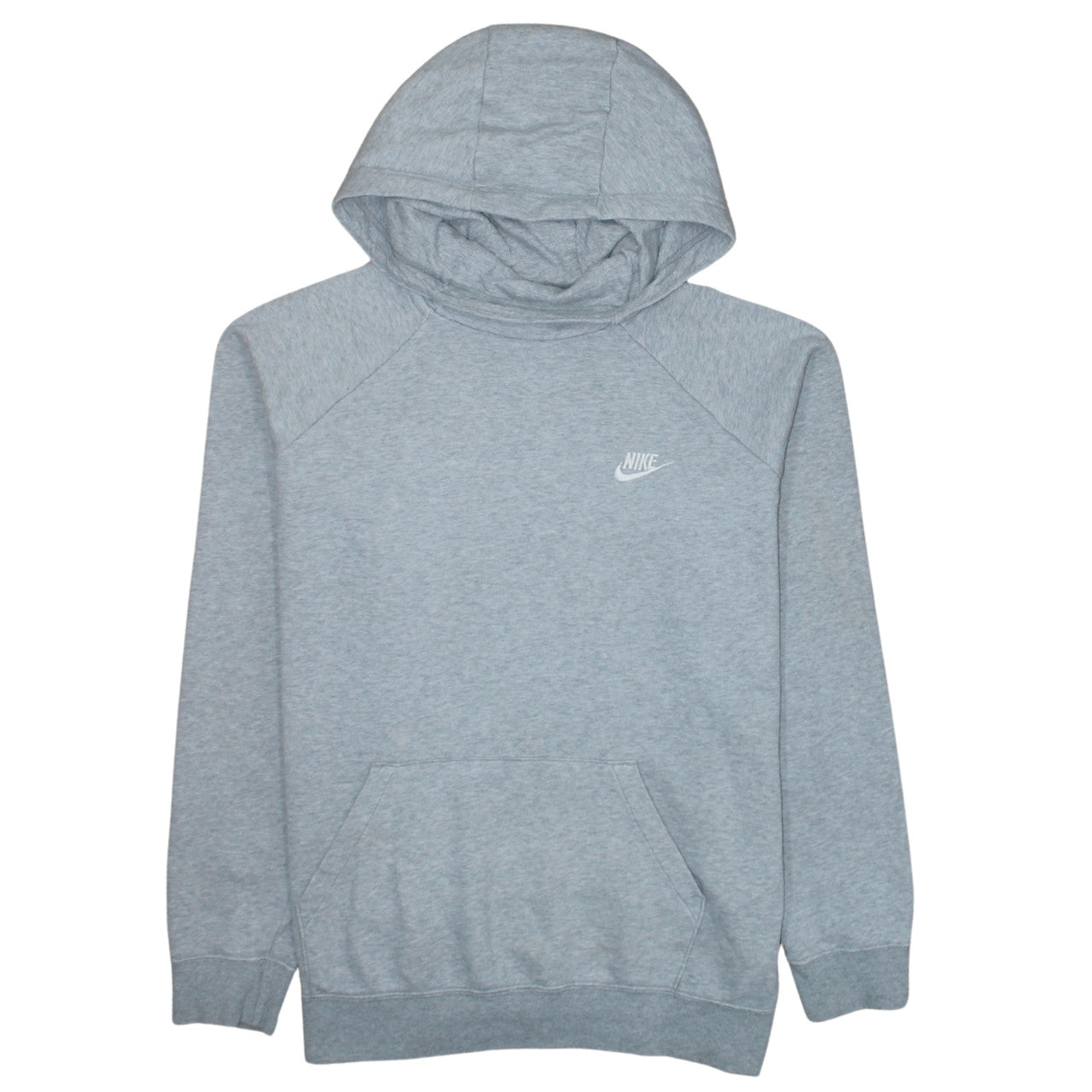 Nike Mens Grey XL Pullover Hoodie Regular Fit Cotton Blend